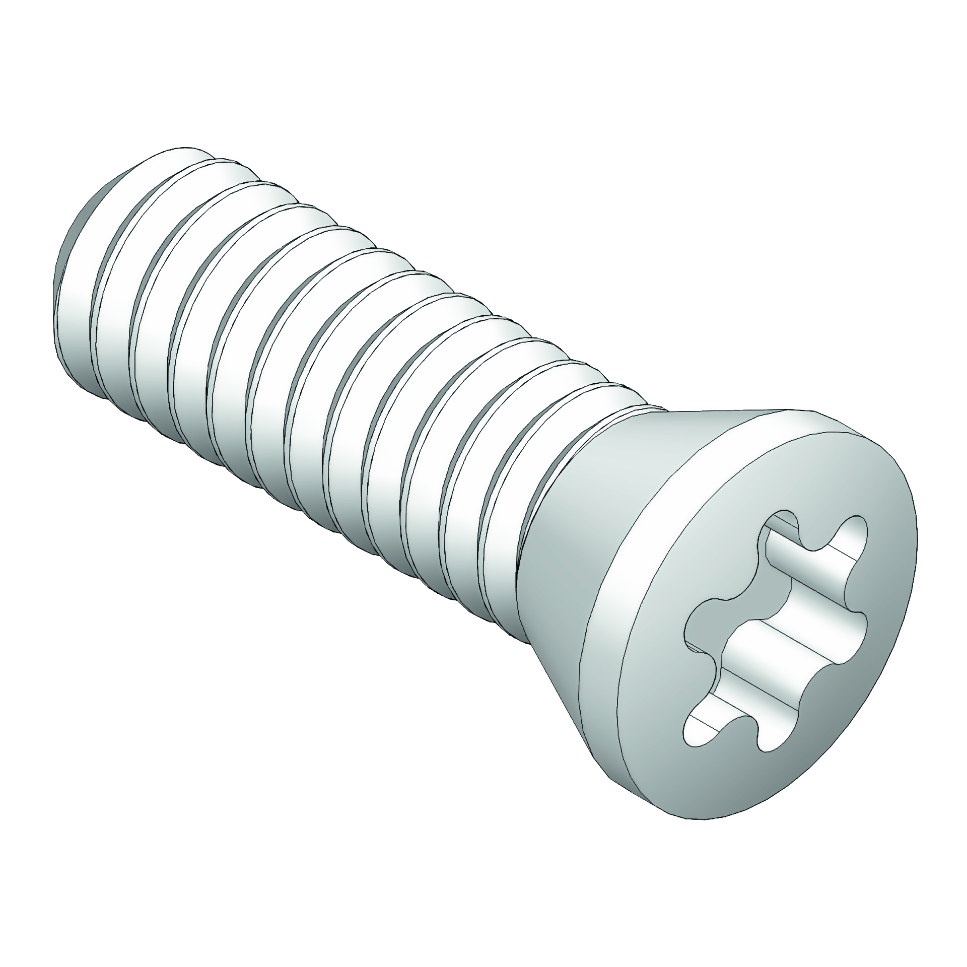 Schraube für Köpfe ISOline CC09 und DC11 M4,0 x 10,8 Nr. 100-16
