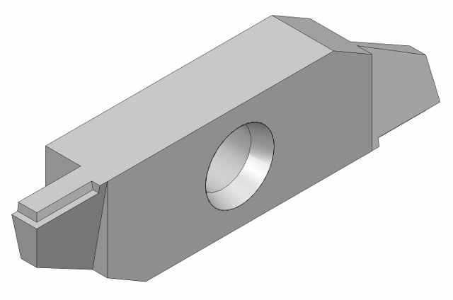 Einstechen-Drehen 0° mit Spanbrecher (060 RPX)