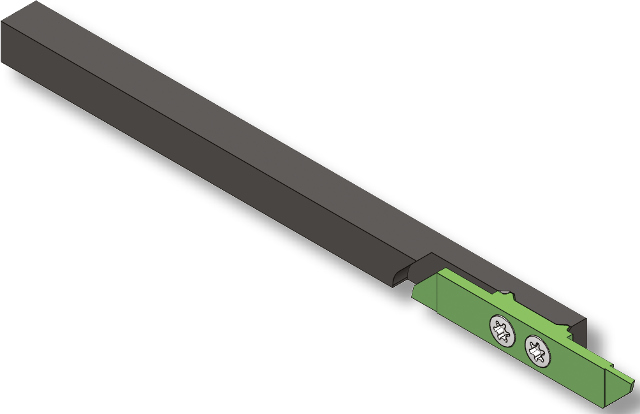 Abstechsystem nähe Abgreifspindel für Tornos SwissNano / Micro 7/8