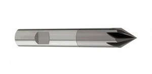 VHM-Entgrater 60° 4,0 4-Schneiden Schaft=4,0 GL=54,0 TIALN beschichtet