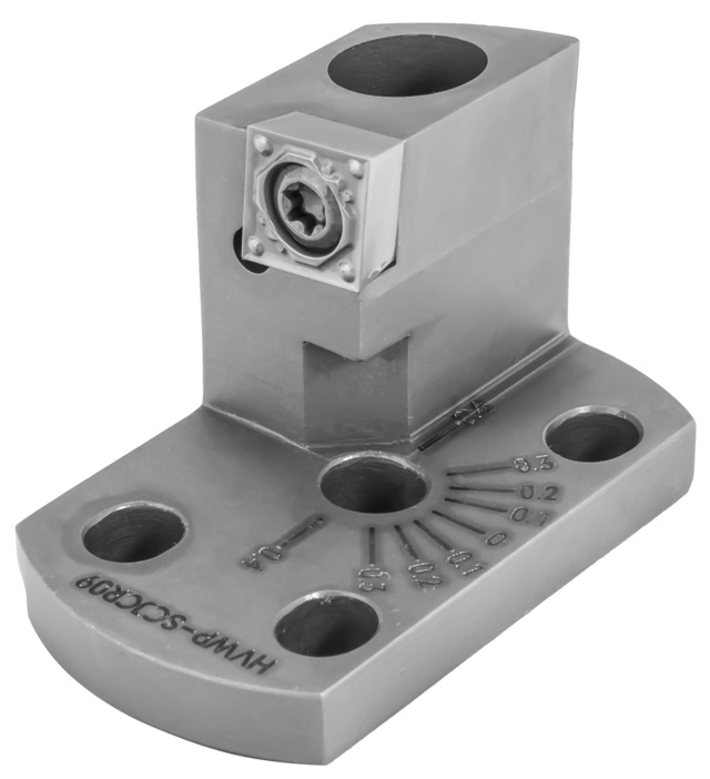 Height adjustable backworking holder for CC-- inserts