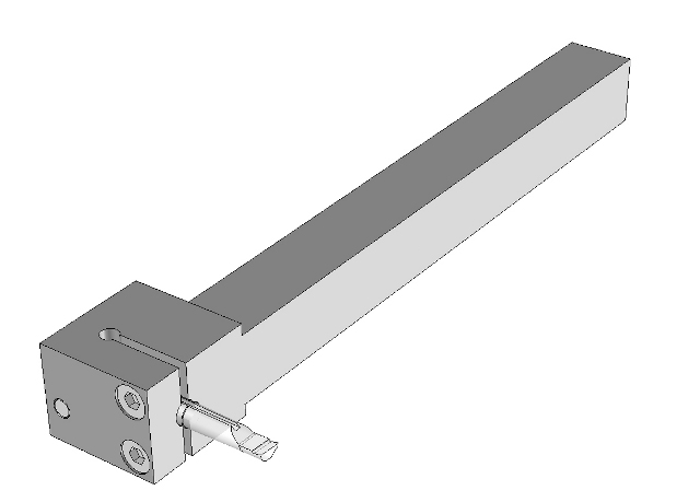 Halter, neutral, ohne Kühlkanal,für Rückseite DECO Maschinen