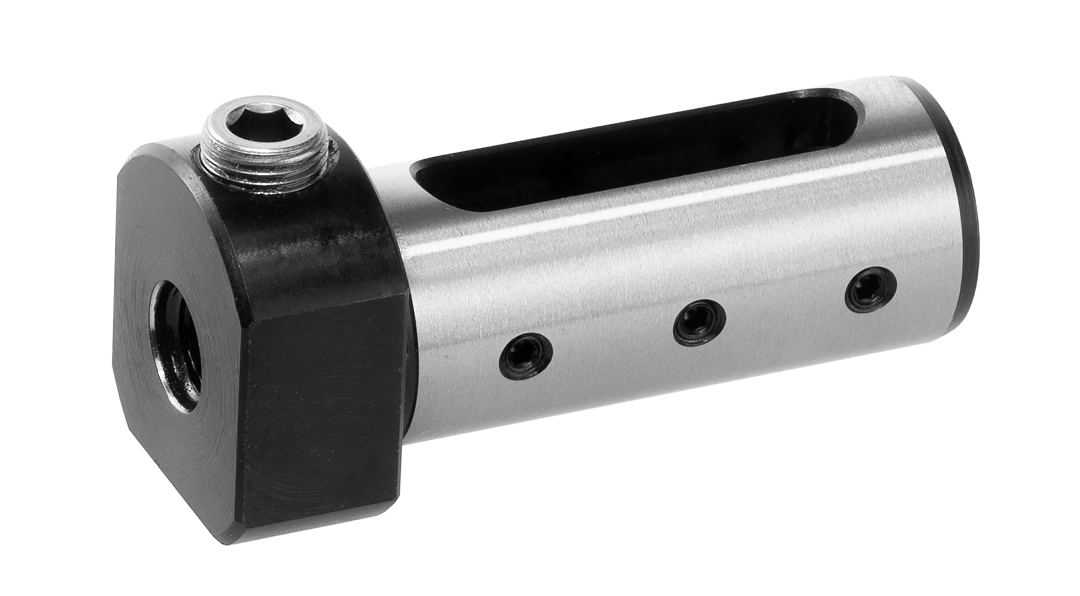 Reduzierhülse mit innerer Kühlmittelzufuhr;2xG1/8" D=3/4" d=6 L=65 B=24