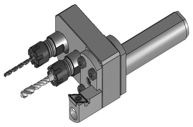 Dreifach-Spannzangenhalter HVWP-X3-17