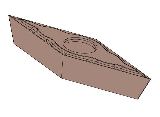 Wendeplatten VCGT mit FN-EF Spanbrecher