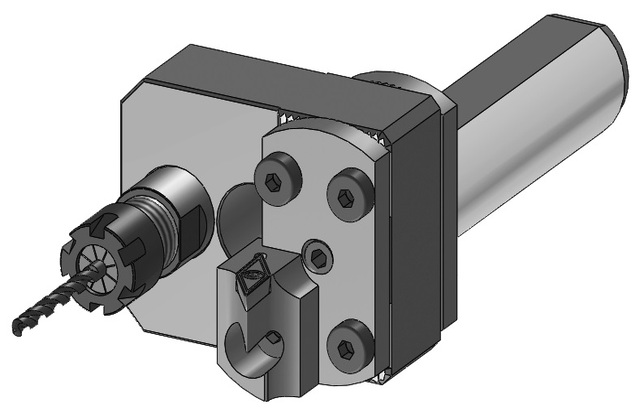 Height adjustable double and triple collet holders