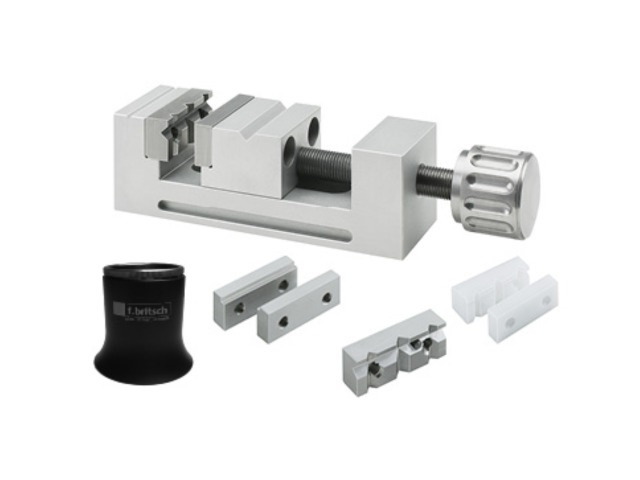 MINI-Schraubstock und Lupen
