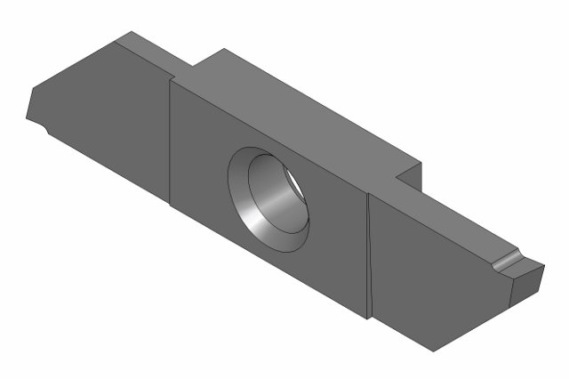 Abstechplatte 8° mit Spanbrecher (151 L)