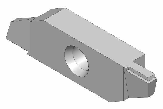 Einstechen-Drehen 0° mit Spanbrecher (060 LPX)