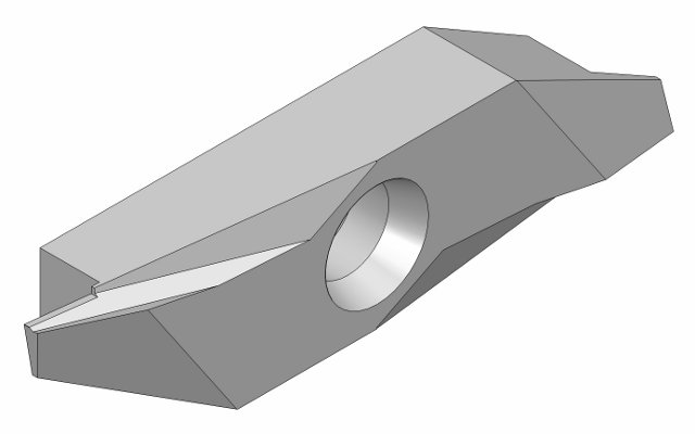 Einstechen-Drehen mit "W" Spanroller (066 R)