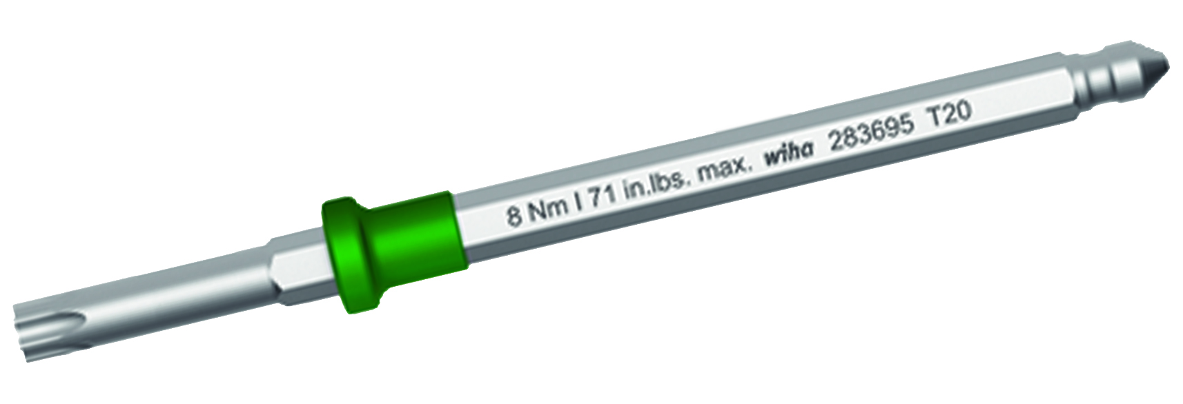 Torque hex interchangeable blade form 1,5 max. Nm=0,9